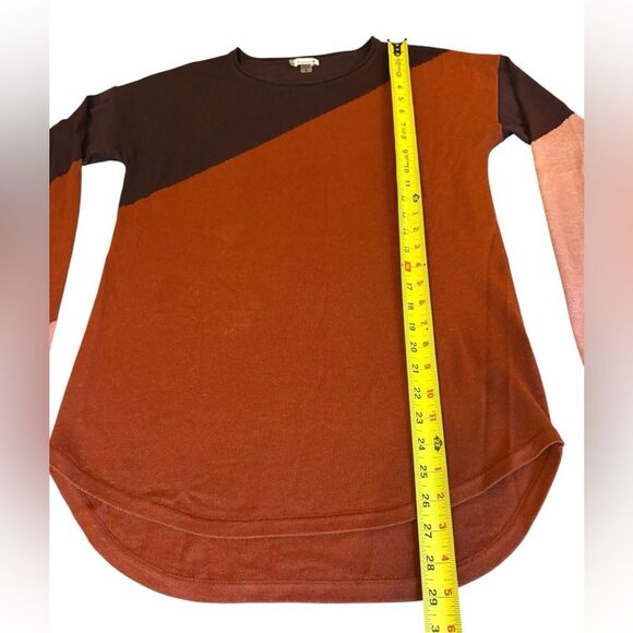 Smartwool Shadow Pine Colorblock Sweater Merino Wool Blend Womens Small - Picture 8 of 8